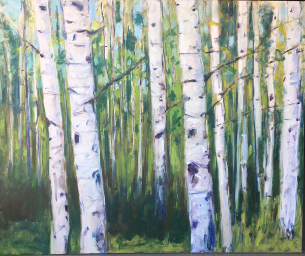 "Summer Aspens"